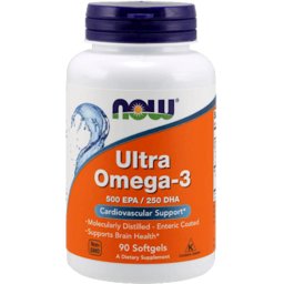 NOW Foods Ultra Omega-3, lágy gél, 90 db