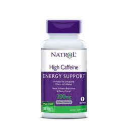 Natrol High Caffeine, magas koffeintartalom, 200 mg, 100 db