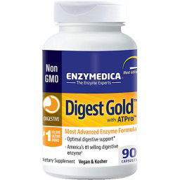 Enzymedica Digest Gold ATPro-val, fejlett enzim formula, az emésztés támogatására 90 db
