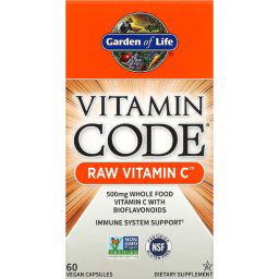 Garden of Life, Vitamin Code RAW C-vitamin, 500mg, 60 db