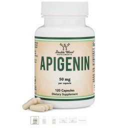 Double Wood Apigenin, egészséges stresszszint, 50 mg, 120 db