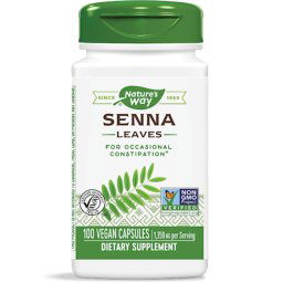 Nature's Way Szennalevél, alkalmi székrekedés segítése, 100 db - szavatossági idő: 2025.11.30