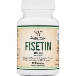 Double Wood Fisetin, egészséges öregedés, 100 mg, 60 db