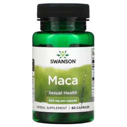 Swanson Maca, szexuális egészség, 500 mg, 60 db
