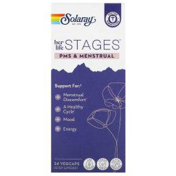 Her Life Stages, PMS & Menstruáció, 24 db, Solaray