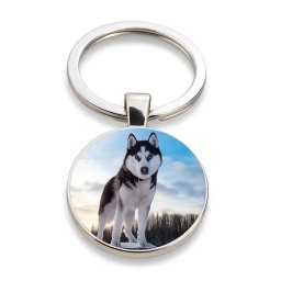 Husky kulcstartó