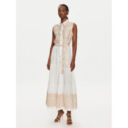 ViCOLO Nyári ruha TB2820 Fehér Regular Fit