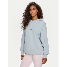 adidas Pulóver ALL SZN French Terry IY6811 Kék Loose Fit