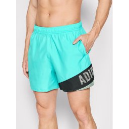 adidas Úszónadrág Wording HA0409 Zöld Regular Fit