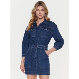 Guess Farmer ruha Eliza W3RK08 D4WF1 Sötétkék Regular Fit