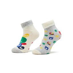 United Colors Of Benetton 2 pár hosszú szárú gyerek zokni 6AO3F2142 904 Színes
