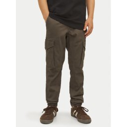 Jack&Jones Junior Szövet nadrág Paul 12151646 Khaki Slim Fit
