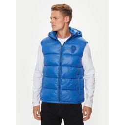 KARL LAGERFELD Mellény Vest 505091 543590 Kék Regular Fit
