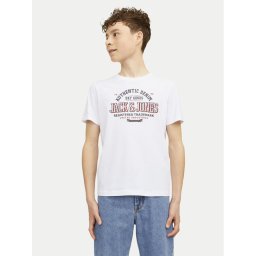 Jack&Jones Junior Póló Logo 12258876 Fehér Regular Fit