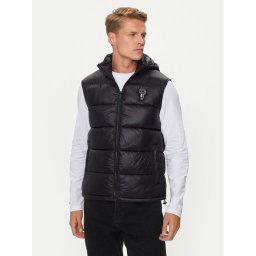 KARL LAGERFELD Mellény Vest 505091 543590 Fekete Regular Fit