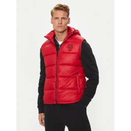 KARL LAGERFELD Mellény Vest 505091 543590 Piros Regular Fit