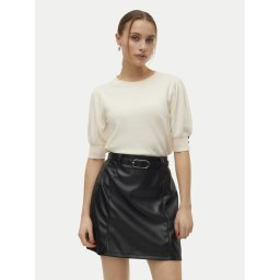 Vero Moda Blúz Hollykaris 10310577 Bézs Regular Fit