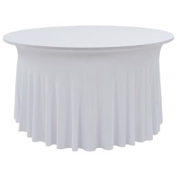vidaXL 2 darab fehér sztreccs körabrosz 180 x 74 cm