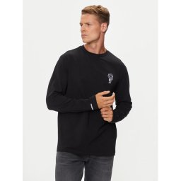 KARL LAGERFELD Hosszú ujjú 755405 543221 Fekete Slim Fit