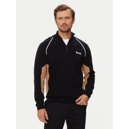Boss Sweater Hydro-X 50519377 Fekete Regular Fit