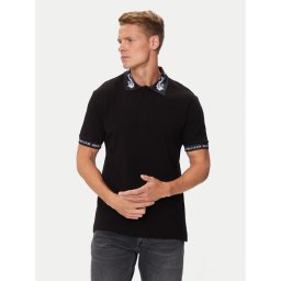 Versace Jeans Couture Pólóing 76GAGT00 Fekete Regular Fit