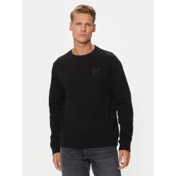 KARL LAGERFELD Pulóver 705890 500900 Fekete Regular Fit