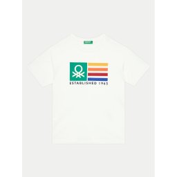 United Colors Of Benetton Póló 3I1XC10JL Fehér Regular Fit