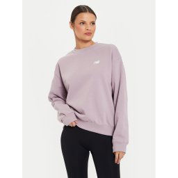 New Balance Pulóver Essentials WT41508 Lila Regular Fit