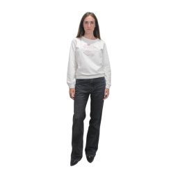 Liu Jo Sport Pulóver TF4146 FS090 Fehér Regular Fit