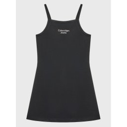 Calvin Klein Jeans Hétköznapi ruha Stack Logo IG0IG01963 Fekete Regular Fit