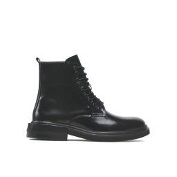 Calvin Klein Csizma Lace Up Boot Br Lth HM0HM00669 Fekete