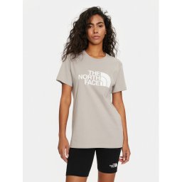 The North Face Póló Easy NF0A87N9 Bézs Relaxed Fit