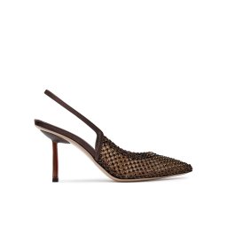 Le Silla Szandál Chanel Gilda Stocking 2299U080P1PPSAS748 Barna