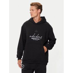 adidas Pulóver Brand Love IW3533 Fekete Loose Fit