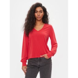 ONLY Blúz 15310209 Piros Regular Fit