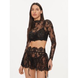 Hunkemöller Blúz Mya 205075 Fekete Slim Fit