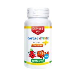Dr. Herz Omega-3 lágyzselatin kapszula gyermekeknek 60x