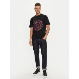 Just Cavalli Póló 76OAHC17 Fekete Regular Fit