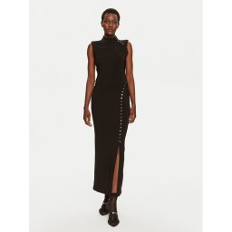 Hugo Hétköznapi ruha Nelissi 50517463 Fekete Slim Fit