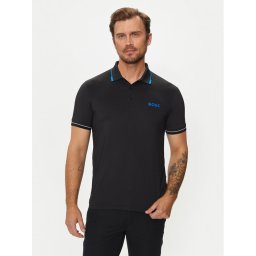 Boss Pólóing Paul Pro 50506203 Fekete Slim Fit