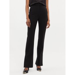 KARL LAGERFELD Szövet nadrág 241W1007 Fekete Slim Fit