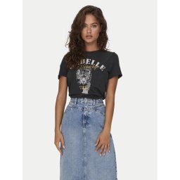 ONLY Póló Lucy 15215721 Szürke Regular Fit