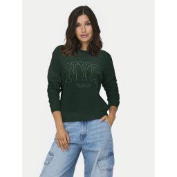 JDY Pulóver Paris 15221015 Zöld Regular Fit