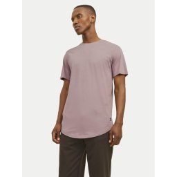 Jack&Jones Póló Jjenoa 12113648 Rózsaszín Long Line Fit