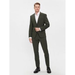 Boss Öltöny H-Huge-2Pcs-224 50509485 Zöld Slim Fit