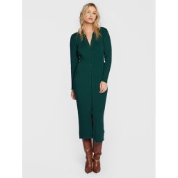 Pepe Jeans Kötött ruha Barmen PL953113 Zöld Regular Fit