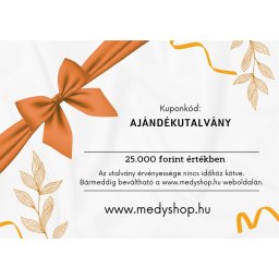 Ajándékutalvány 25.000 Forint értékben
