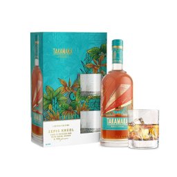 Takamaka Zepis Kreol Rum (St. Andre Series) 0,7L 43% dd. + 2 db pohár
