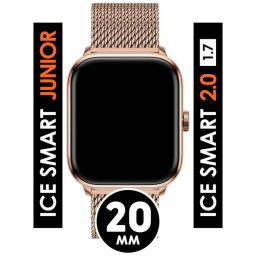ICE smart 2.0/3.0, 1.7- Rozé arany milanese szíj - (023333)