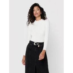 ONLY Blúz Emma 15180040 Fehér Slim Fit